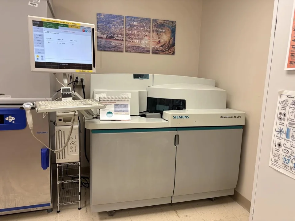 This clinical chemistry analyzer was donated to Western Piedmont Community College’s MLT program by Burke Primary Care.